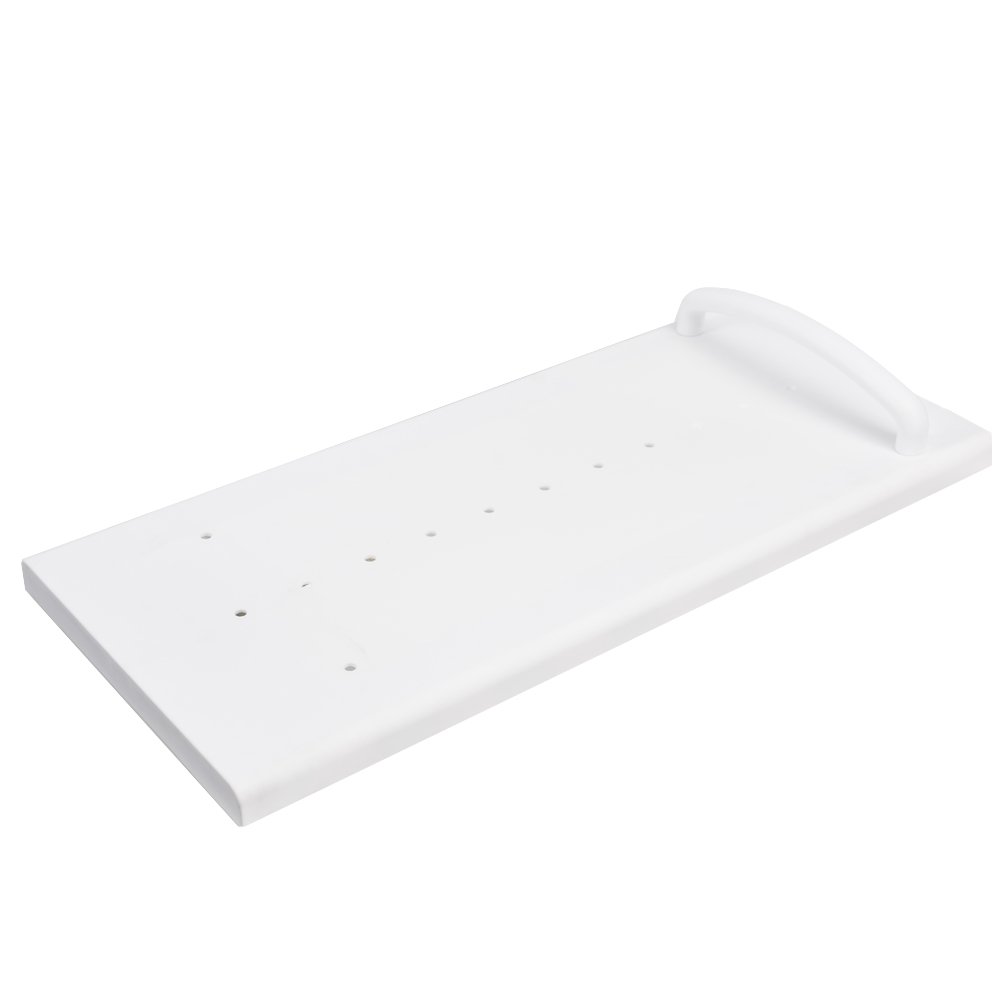 NRS Healthcare Myco Adjustable Bath/Shower Board, 66 - 76 cm with Handle