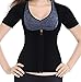 Women Neoprene Sauna Sweat Waist Trainer Vest for Weight Loss Gym Workout Body Shaper Tank Top Shirt with Zipper