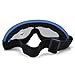 FREEHAWK® Protective BMX Eyewear Goggles with Adjustable Strap for Hunting Riding BMX Cycling Motorcycling Climbing and Shooting (Blue, Grey)