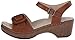 Dansko Women's Sue Cognac Full Grain Wedge Sandal
