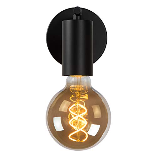 Lucide LEANNE - Wandlamp - 1xE27 - Zwart - Afbeelding 6