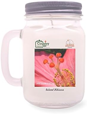 Country Jar Island Hibiscus Soy Candle (14.5 oz. Mason Jar) Spring Pick-3 Sale! See Details.