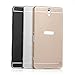 Sony Xperia C5 Ultra Case, Moonmini Hybrid Combo Body Armor Metal Bumper Frame Case with Hard PC Back Cover Protector Shield for Sony Xperia C5 Ultra (Black)