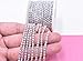 11 Yard Crystal Rhinestone Close Chain Trim Sewing Craft 2.5mm AB Color (AB)