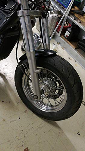 AQIMY Motorcycle Black Short Front Fender Mudguard for Harley Sportster Forty-Eight XL1200X 2010-2017 2016 2015 2014 2013 2012 2011