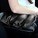 GAMPRO Luxury PU Soft Leather Car Center Console Cushion(11x 8.6 inches) Vehicle Seat Cushions Armrest Pillow Pad for Car Motor Auto Vehicle, Raises Your Center Console.(Black)