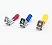 yueton?150pcs Red Blue Yellow Piggyback Spade Crimp Terminal Connector