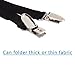 Y-style Shirt Stays- 1 Pair Adjustable Durable Elastic Sock Suspenders for Women and Men