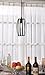 Led Filament Bulb Tubular Retro Vintage Edison T10 Style, Dimmable, E26 Medium Base, Warm Color Light, 450 Lumens, 40 Watt Incandescent Equivalent (Clear Color Glass, 4 Watt, Pack of 3)