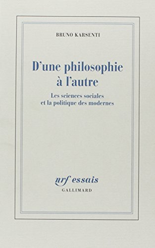 D'une philosophie à l'autre