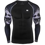 zipravs Layer MMA Running Compression Shirt Long Sleeve