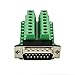 Twinkle Bay D-SUB DB15 Male 15 pin to Terminal Breakout Board Connector with Screws