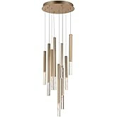 ET2 Diaphane - 32.5 Inch 45W 9 LED Pendant-Gold Finish