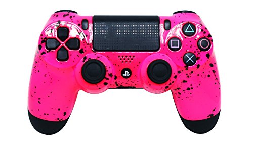 PS4 - Dual Shock 4 - Pintura Customizada - Pinks Flakes