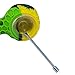 Seesoon Fang Unbreakable Honeycomb Silicone Straw Pipe Cleaner with Lid and Free Decor Bowl Inside (Green&Yellow&Black)