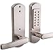 Bravex Keyless Entry Lock Door Keypad Mechanical Security Stainless Steel (Right Handle)