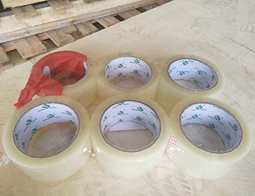 image for No Noise Quiet Clear Packing Tape, Heavy Duty Packaging Tape, Refill R