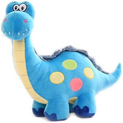 MeMo Toys 14 inch Dinosaur Stuffed Animals Cute Plush Furry Dino Figure Toy for Baby Kids (Blue)