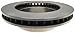 ACDelco Silver 18A101A Rear Disc Brake Rotor