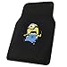Despicable Me Car Floor Mats - Minion Stuart Kicking 4 PC Auto Floor Mats, Front Rear Full Set, Universal Fit