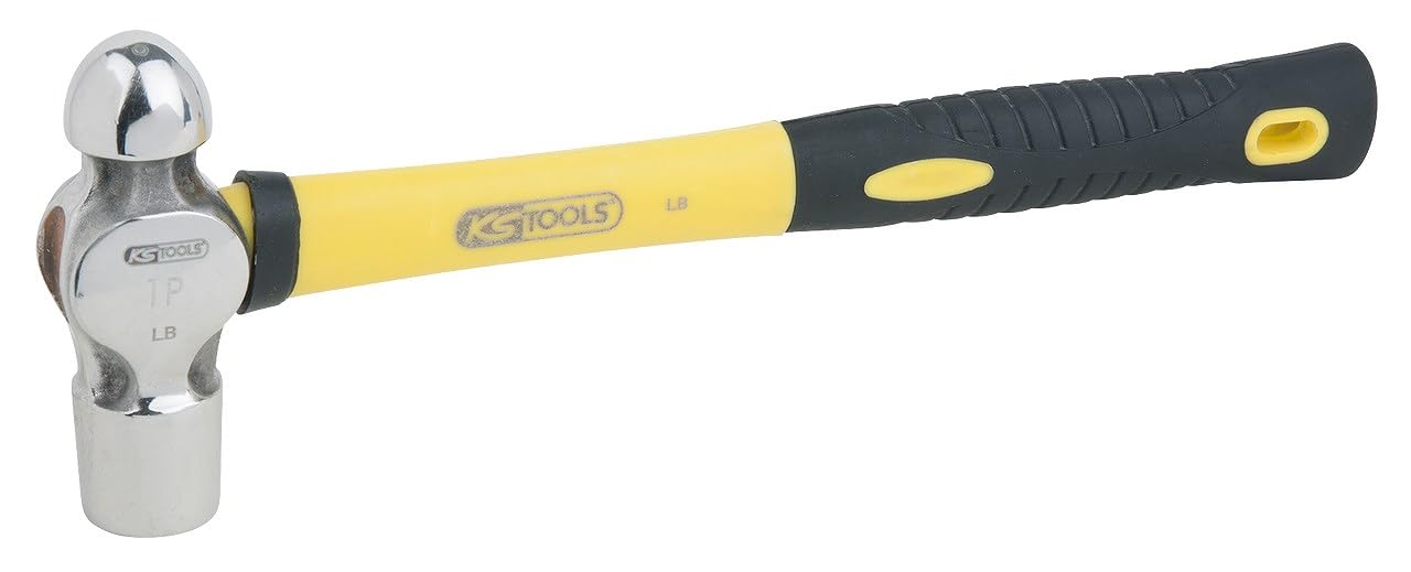 KS TOOLS 964.2106 STAINLESS Fitter's hammer, fiberglas handle, 1130g