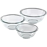 Pyrex Prepware 3-Piece Glass Mixing Bowl Set
