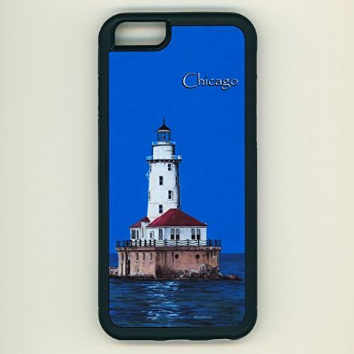 Cell Phone Case-Chicago Harbor Light-Chicago Lighthouse-Cell Phone Cover-phone case-Cases for iPhones 4/4s, 5/5s, 6, 6 plus, 7, 8 & X; Samsung S4, S5, S6, S8