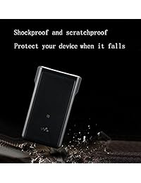 Para Sony nw wm1 a nw wm1z carcasa funda Gel TPU Transparente Negro
