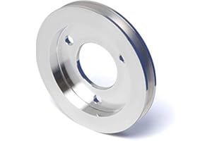 CVF RACING Single Groove V-Belt Crank Pulley for Ford FE 390 427 428 Engines