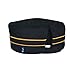 10oz apparel Mesh Top Chef Skull Hat with Gold Piping