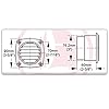 Marine-Abs-Plastic-White-louvered-Round-Vent-3-76-mm-diameter-for-Boat-Caravan-Rv-Five-Oceans-109