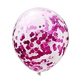 Adriel Supply 20 piece Pink Confetti balloons 12 inch