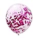 Adriel Supply 20 Piece Pink Confetti Balloons 12 inch
