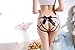 Women Open Crotch Bow-Tie Panties Mindnight Sexy Underwear