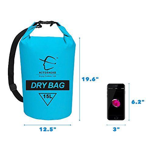 image for Hitorhike 15L 25LWaterproof Dry Bag- Roll Top Dry Compression Sack Kee