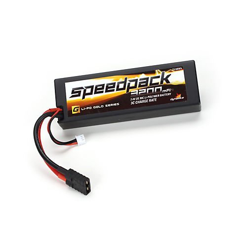 Dynamite 5301T Speedpack Gold 7.4V 3200mAh 2S 30C LiPo Case: TRA by Dynamite