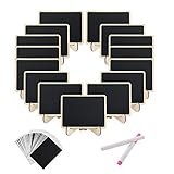 Mini Chalkboard Signs with Stand 15 Pack