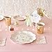 Talking Tables Pink And Gold Party Supplies | Pink Cups Disposable | Great For Baby Shower, Girls Party, 1st Birthday And Birthday Celebrations