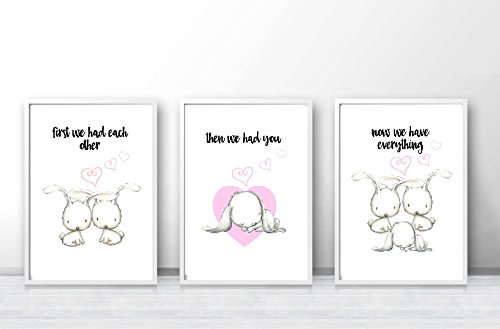set of 3 nursery prints