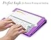 FYY Leather Case with Apple Pencil Holder for iPad Air 1/2, iPad 9.7 2017/2018 - Folio Stand Protective Case Smart Cover with Hand Strap Card Slots for Apple iPad Air 1/2 /iPad 9.7 2017/2018 Purple
