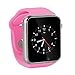 Bluetooth Smart Watch with Camera, Aosmart B23 Smart Watch for Android Smartphones (Pink)