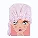 3 Pcs Mold Resistant Waterproof Lined Reusable Shower Cap 3 Colors With Polka Dots Double Layer Waterproof Design