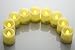 Intsun® Set of 9 Pcs Melted Edge Wax Flameless LED Candles with Remote Control, LED tea lights, Mini Flickering Unscented Candles lights for wedding, birthday, party, room decoration, Yellow Light
