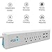 KMC 4-Outlet Wi-Fi Surge Protector for 4 USB(4.8A), Smart Plug with 6-Foot, Remote Control, Save Energy, Smart Switch Timer, Compatible with Alexa