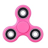 Spinner Fidget Toy fidget spinners Focus Ultra Durable High Speed Hybrid Bearing 1-3 Min Spins (NEON PINK)