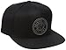 Brixton Men's Rival Medium Profile Adjustable Snapback Hat, Black/Black, One Size