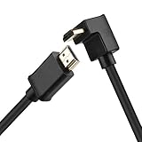Cable Matters Right Angle HDMI Cable with One 270 Degree Elbow 6 Feet - HDR and 4K Resolution Ready