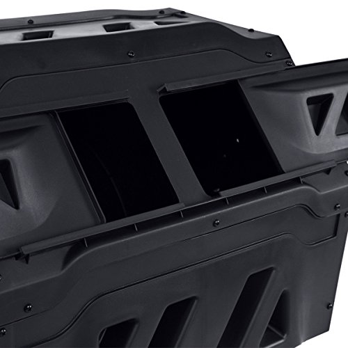 Compost Tumbler 42-Gallon Garden Waste Bin Grass Food Trash Barrel Fertilizer - Thumbnail 5