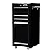 Viper Tool Storage V1804BLR 16-Inch 4-Drawer 18G Steel Rolling Tool/Salon Cart, Black