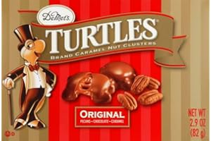 DeMet's Turtles Brand Caramel Nut Clusters 2.9 Ozs, 2 Packs